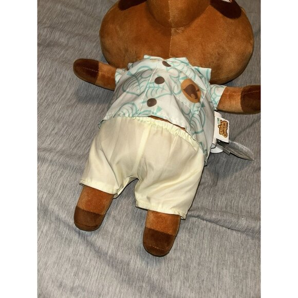 Nintendo Animal Crossing Tom Nook Raccoon Brown Plush Stuffed Animal 19" - Picture 4 of 7